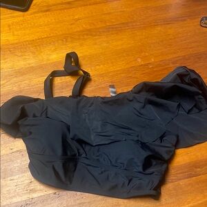 Torrid Black Bikini Top Swimwear